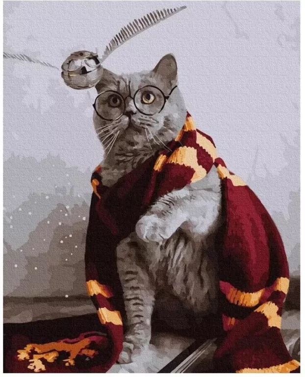 Malowanie po numerach. Magiczny kot - tantis.pl