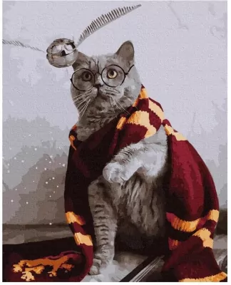 Malowanie po numerach. Magiczny kot