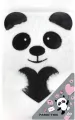 Pamiętnik pluszowy z kłódką Panda DERFORM - tantis.pl