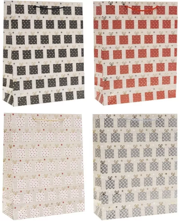 Torebka prezentowa Boże Narodzenie mix - tantis.pl