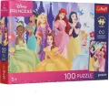 Puzzle 100 Disney Księżniczki + plakat TREFL - tantis.pl