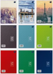 Blok biurowy A4 100k linia p10 INTERDRUK mix cena za