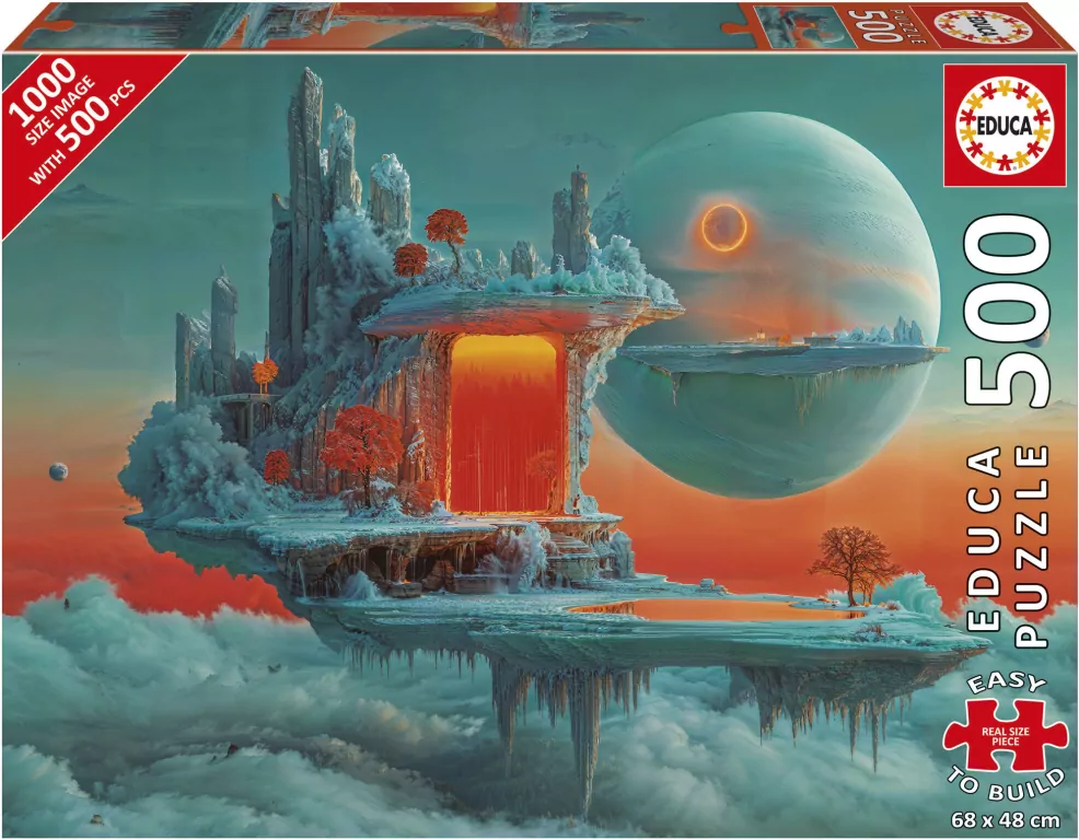 Puzzle 500 Planeta ognia i lodu - tantis.pl