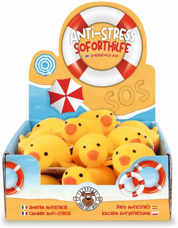 Kaczka antystresowa mini 1szt.mix - tantis.pl