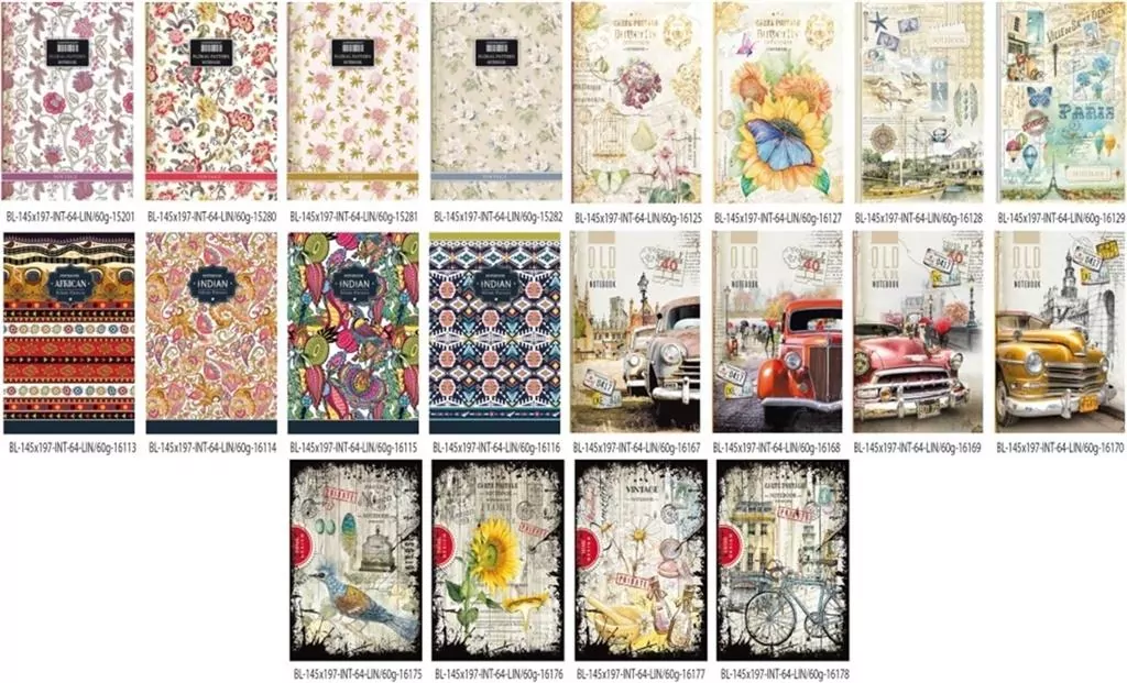 Notatnik ozdobny 145x197/64K linia FRESH - tantis.pl