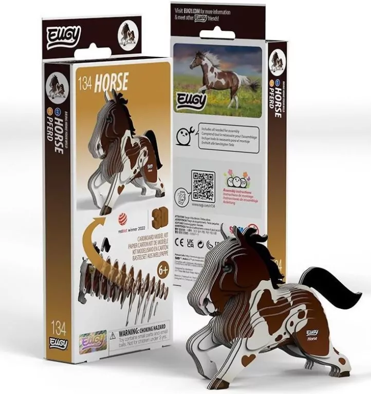 Koń Eugy. Eko Układanka 3D - tantis.pl