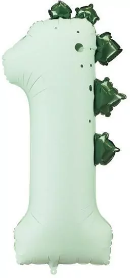 Balon foliowy cyfra 1 Dinozaur 92cm - tantis.pl