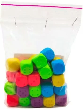 Kostki do gry, 30 sztuk - tantis.pl