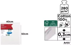 Tablica malarska 40x50x0,3cm 280G/m2