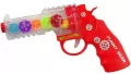 Pistolet czerwony ze światłem i dżwiękiem - tantis.pl