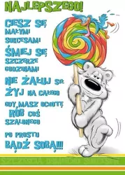 Karnet Happy B6 + koperta wzór nr 24