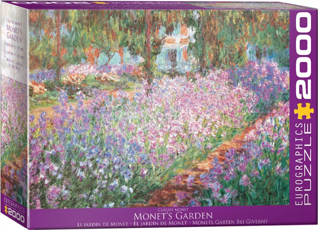 Puzzle 2000 Monet ?s Garden by Claude Mo 8220-4908 - tantis.pl