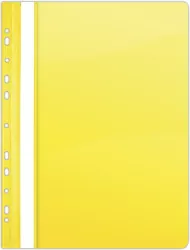 Paczka skoroszyt A4 DONAU twardy wpinany żółty 10 sztuk