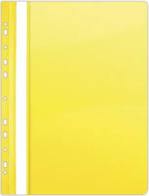 Paczka skoroszyt A4 DONAU twardy wpinany żółty 10 sztuk
