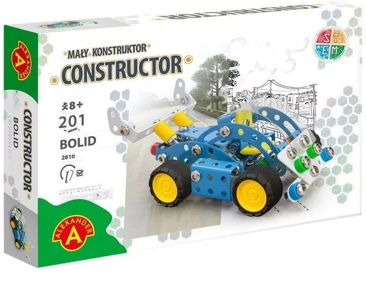 Mały Konstruktor - Bolid 8+ - tantis.pl
