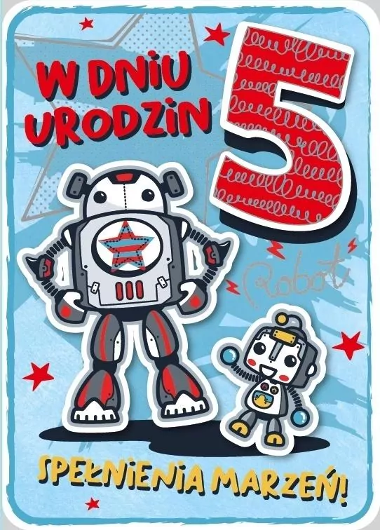 Karnet Urodziny 5 - tantis.pl