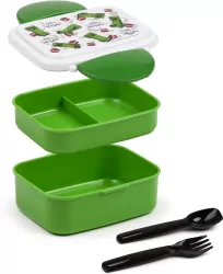 Pudełko na lunch ze sztućcami Minecraft