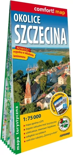 Comfort! map Okolice Szczecina 1:75 000 - tantis.pl