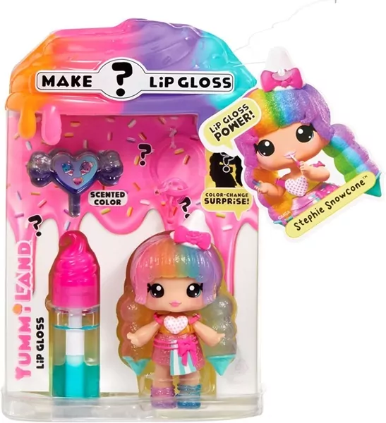 Yummiland Mystery Lip Gloss Doll - Stephie Snowcon - tantis.pl