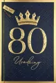 Karnet B6 Urodziny 80 - tantis.pl