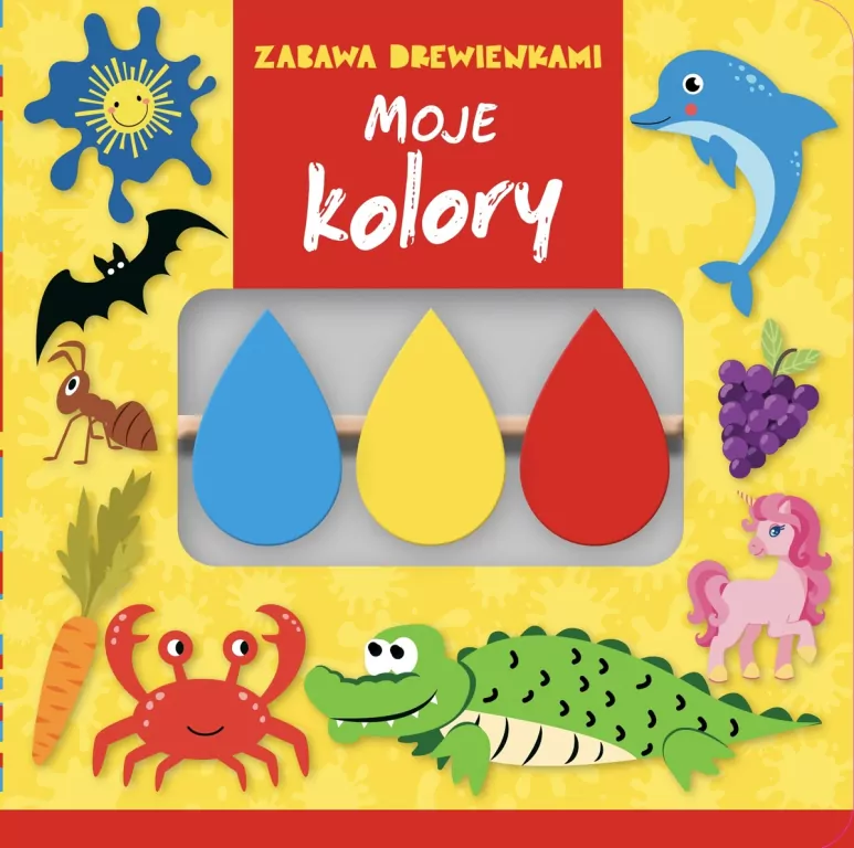 Zabawa drewienkami. Moje kolory - tantis.pl