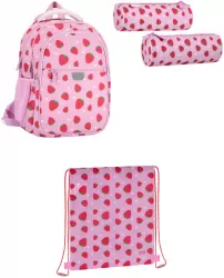 Pakiet Fruits: plecak / piórnik tuba / GRATIS worek na buty