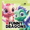 Kolorowanka 160x160 Funny dragons Smoki zielony - tantis.pl
