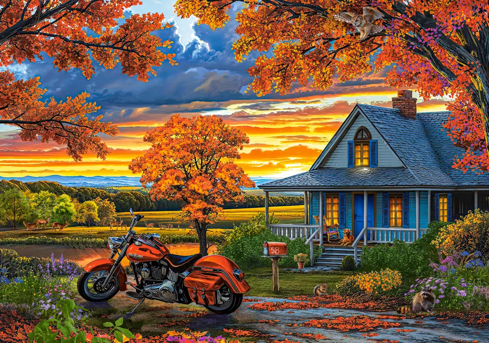 Puzzle 500. Autumn Ride - tantis.pl