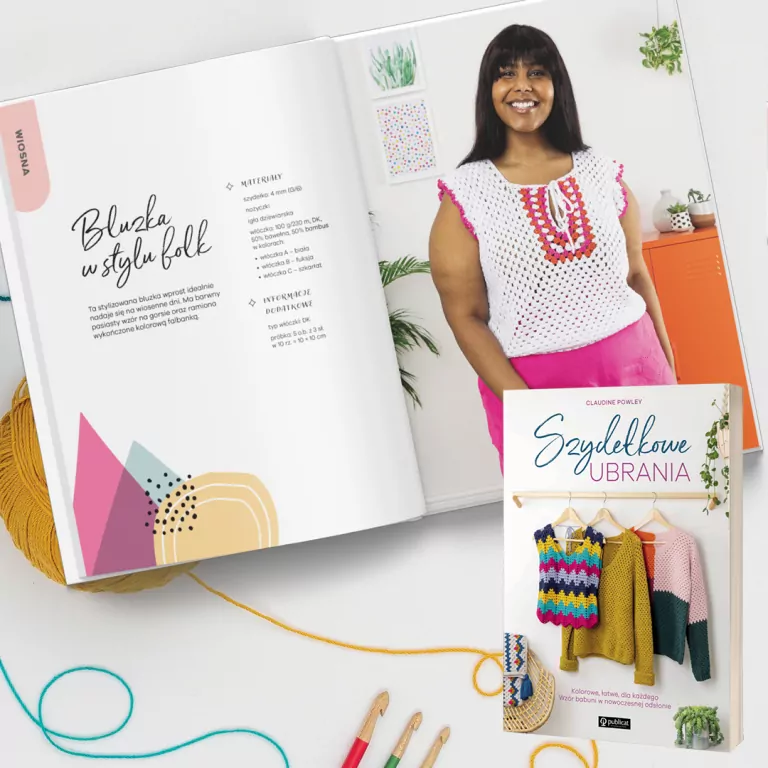 Szydełkowe ubrania. Kolorowe, łatwe, dla każdego. - tantis.pl