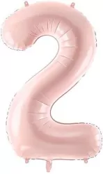 Balon foliowy 2 jasny różowy 72cm