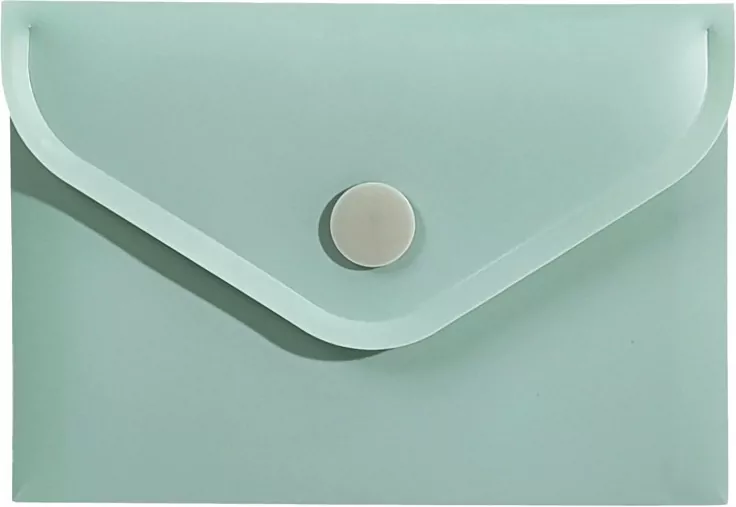 Teczka koperta A7 PP zieleń morandi - tantis.pl