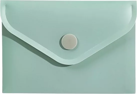 Teczka koperta A7 PP zieleń morandi