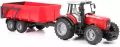 Traktor Massey Ferguson 7480 z przyczepą wywrotką - tantis.pl