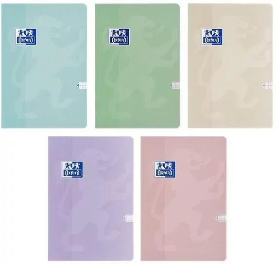 Brulion B5/60K kratka. Touch Pastel, 5 sztuk - tantis.pl