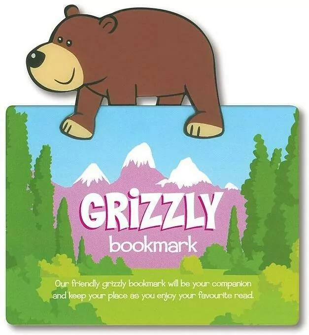 Zwierzęca zakładka do książki. Niedźwiedź Grizzly - tantis.pl
