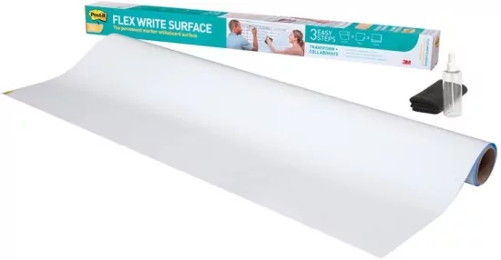 Folia suchościeralna Flex, biała 91x122cm