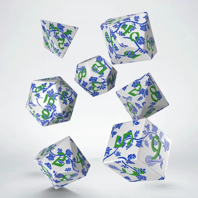 Komplet kości Full Art: Porcelana - tantis.pl