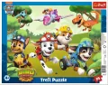 Puzzle ramkowe 25. Wyczynowe triki piesków. 31429 - tantis.pl