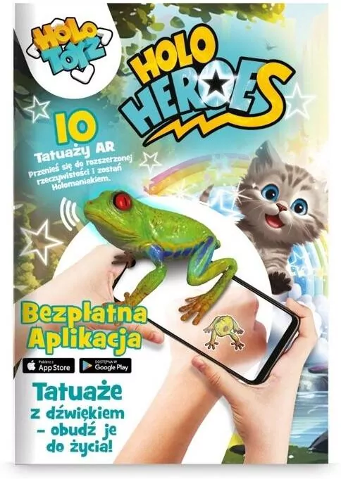 Tatuaże dla dzieci AR Holo Heroes - tantis.pl