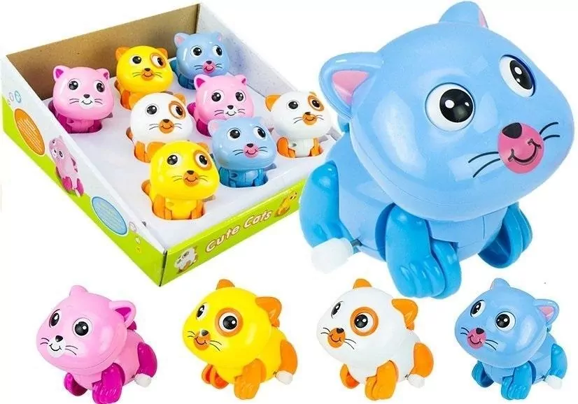 Zwierzątka nakręcane Kotki chodzą MIX - tantis.pl