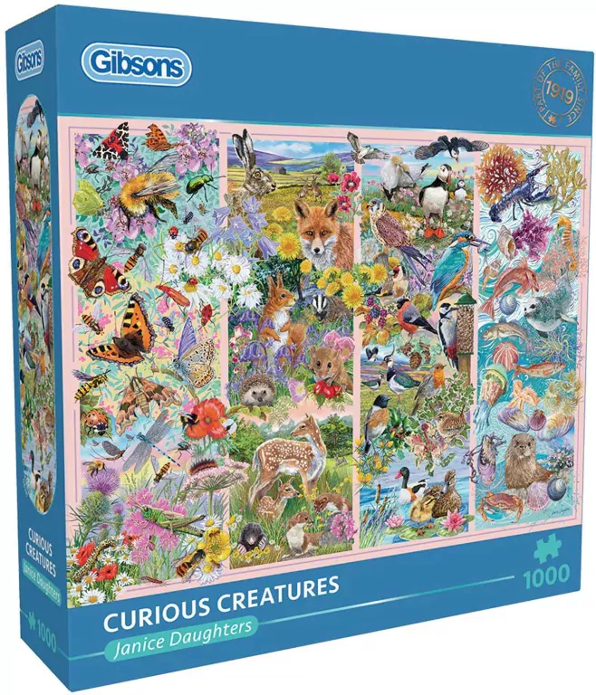 Puzzle 1000 Ciekawe stworzenia - tantis.pl