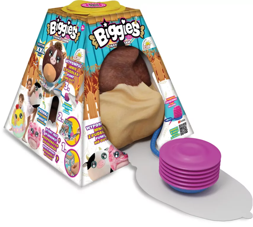 Biggies Farma! Maskotka XXL do pompowania - tantis.pl
