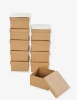 Pudelko kwadratowe naturalne 7,5x7,5x4,5cm - tantis.pl