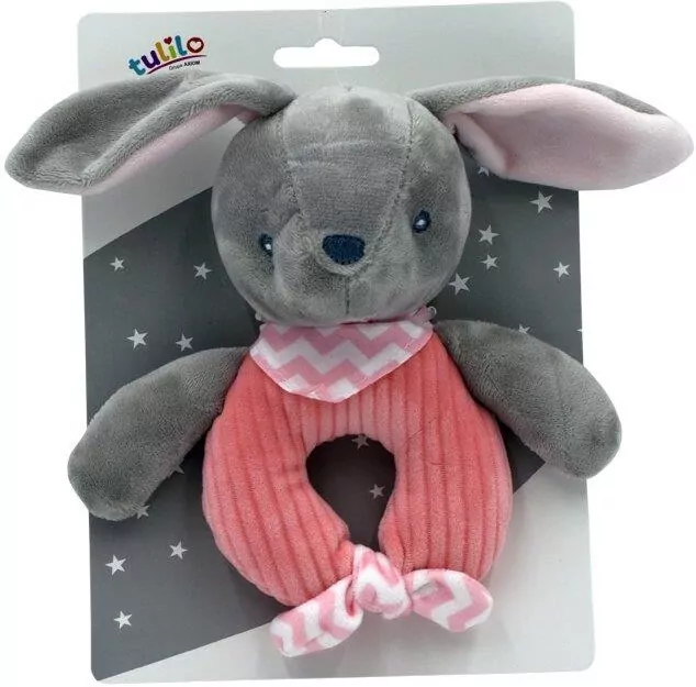 Grzechotka króliczek 15cm - tantis.pl