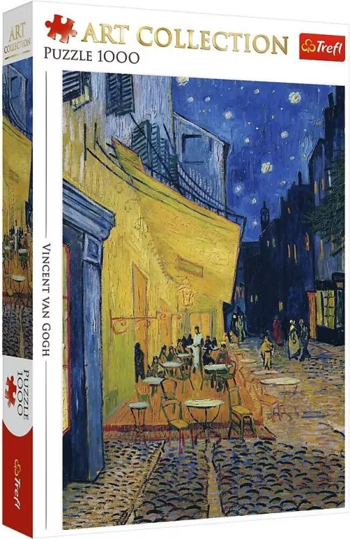 Puzzle 1000 Taras kawiarni w nocy TREFL - tantis.pl