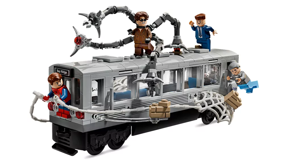 LEGO® Spider-Man kontra Doc Ock — scena w metrze 76321 - tantis.pl