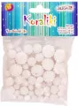 Koraliki plastikowe perłowe 50szt - tantis.pl