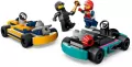 LEGO® City. Gokarty i kierowcy wyścigowi 60400 - tantis.pl