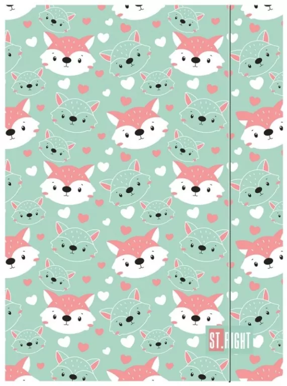 Teczka z gumką A4 LOVELY FOXY - tantis.pl
