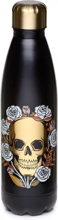 Butelka termiczna Czaszki i róże 500ml - tantis.pl